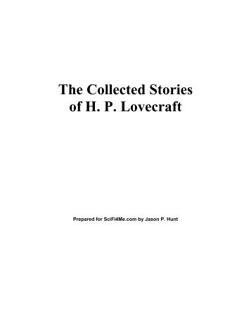 The Collected Stories of H. P. Lovecraft - SciFi4Me.com