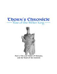 Thorn's Chronicle - Vaults of Pandius