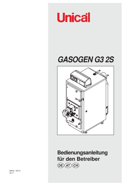 GASOGEN G3 2S Betriebsanweisung - Unical Deutschland