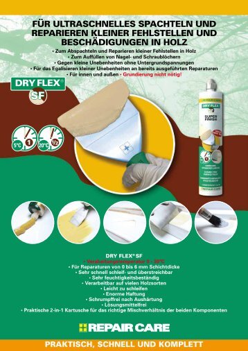 DRY FLEX® SF - Repair Care