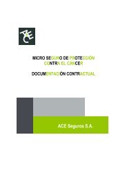 Condiciones Generales Microseguro Cancer - ACE Group