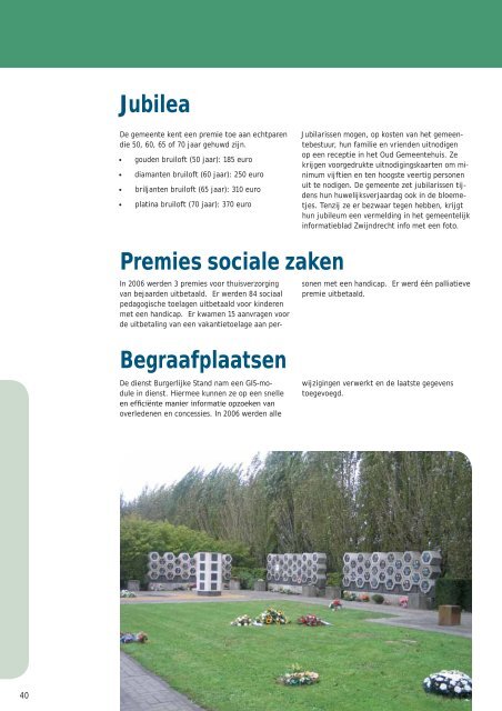 Jaarverslag 2006 - Gemeente Zwijndrecht