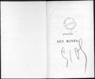 vil 9e- - Journal des mines et Annales des mines 1794-1881.