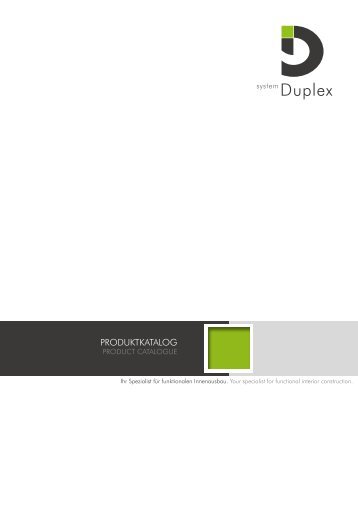 Produktkatalog - System Duplex