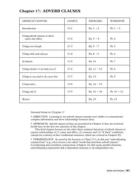 Chapter 17: ADVERB CLAUSES - AzarGrammar.com