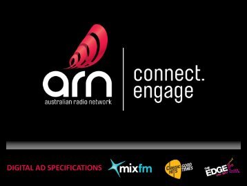 DIGITAL AD SPECIFICATIONS - Australian Radio Network