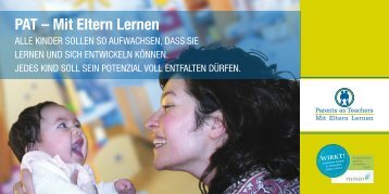 Flyer - Warum mit Eltern lernen?