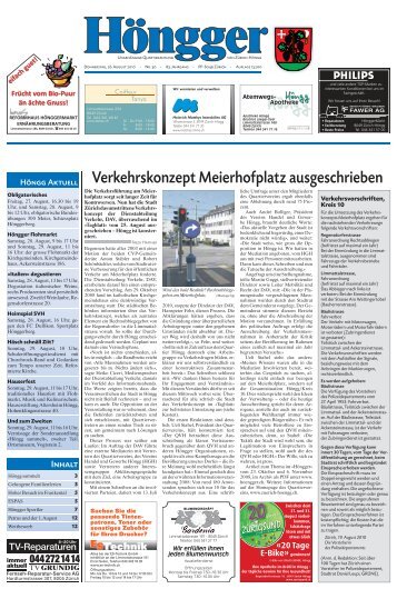 Verkehrskonzept Meierhofplatz ausgeschrieben - Heinrich Matthys ...