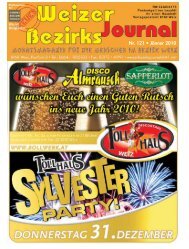 Nr. 121 • Jänner 2010 - Neues Weizer Bezirksjournal