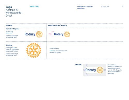 Leitfaden zur visuellen Gestaltung für Rotarier - Rotary Magazin