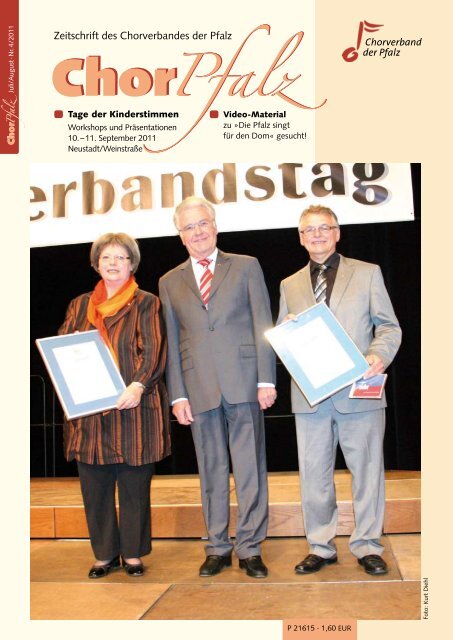 Zeitschrift des Chorverbandes der Pfalz - ChorPfalz online