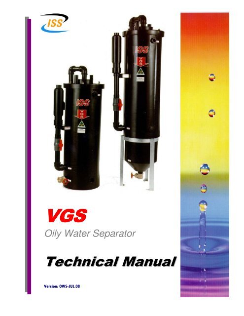Download our VGS TECHNICAL MANUAL here - Oil Water Separators