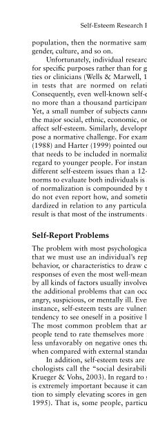 Self-Esteem Research, Theory, and Practice Toward a Positive ...