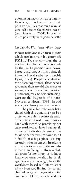 Self-Esteem Research, Theory, and Practice Toward a Positive ...