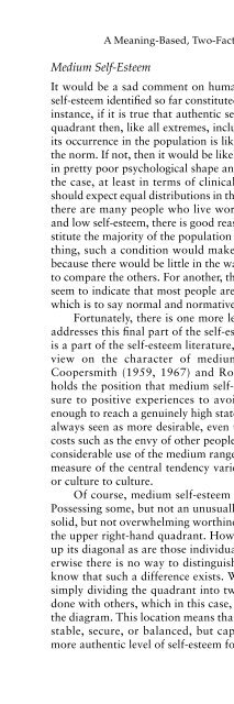 Self-Esteem Research, Theory, and Practice Toward a Positive ...