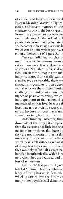 Self-Esteem Research, Theory, and Practice Toward a Positive ...