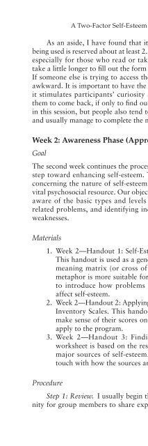 Self-Esteem Research, Theory, and Practice Toward a Positive ...