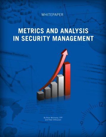 Metrics and Analysis in Security Management - Ohlhausen Research