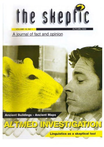 the Skeptic 1999 - Vol. 19 No. 1 - Australian Skeptics