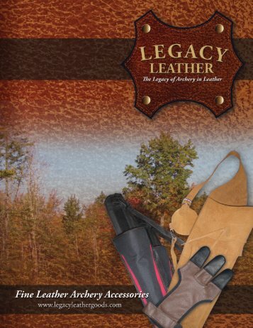 Free Catalog - Legacy Leather Goods