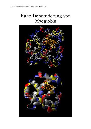 Kalte Denaturierung - GWDG