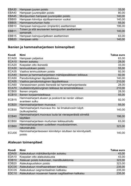 Tutkimukset - TERVEYSPALVELU PUOLAKKA OY