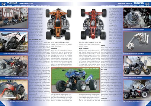 Yamaha Raptor Tuning - ATV & QUAD Magazin