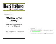 “Mystery In The Library”