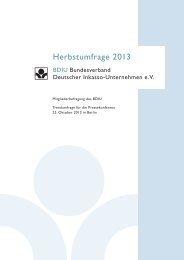 Herbstumfrage 2013 - Bundesverband Deutscher Inkasso ...