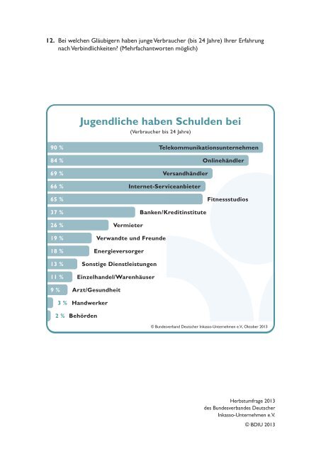 Herbstumfrage 2013 - Bundesverband Deutscher Inkasso ...