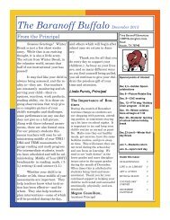 Baranoff Newsletter