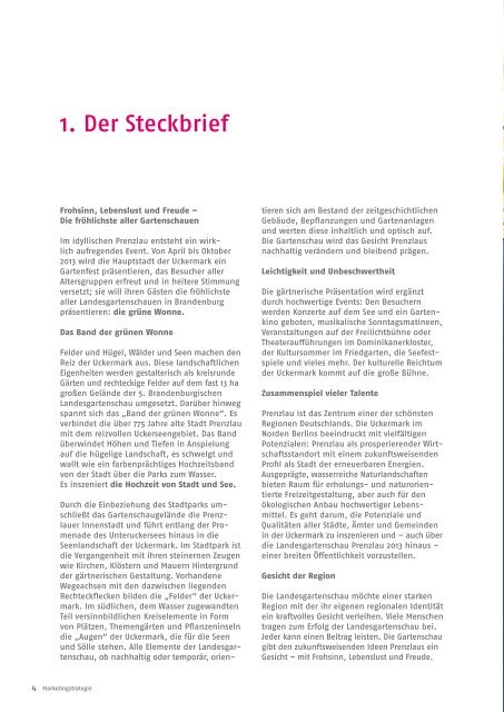 Marketingstrategie LAGA Prenzlau 2013 als pdf zum Download