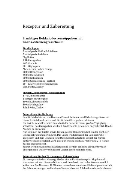 Speisenkarte (PDF) - Hotel & Spa Sommerfeld