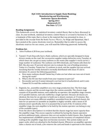 Homework #3 (pdf file)