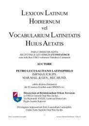 U - Lexicon Latinum Hodiernum