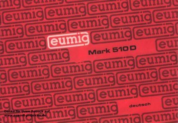 EUMIG Mark 510D.pdf - Super8-projektor.de