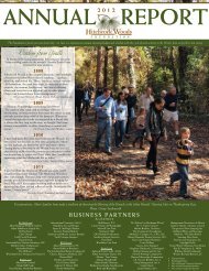 annual report 2012 - Hitchcock Woods Foundation