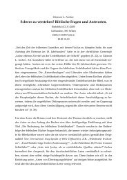 Glauben Sie, für die Zuk