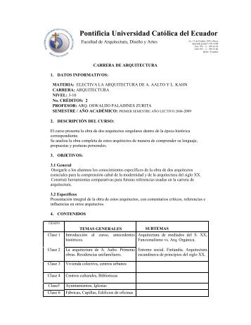 ELECTIVA DE ALTHO Y KANN - Pontificia Universidad Católica del ...