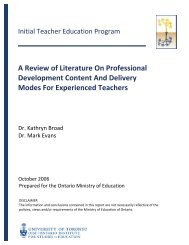 A Review of Literature On Professional Development Content And ...