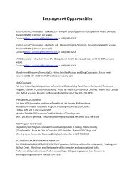 Northern California Recovery Resources Fall 2010 Arcuria