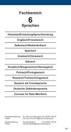 Fachbereich 6 Sprachen - VHS Heinsberg