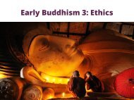 Early Buddhism 3: Ethics - Media.bswa.org