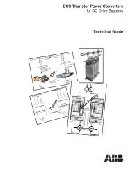 DCS Thyristor Power Converters for DC Drive Systems ... - Sie