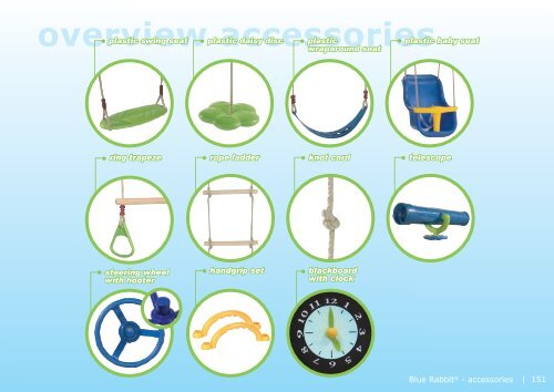 Accessories for residential & commercialplaygrounds