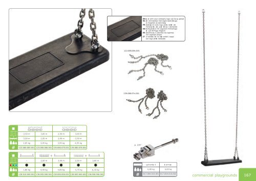 Accessories for residential & commercialplaygrounds