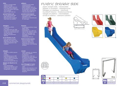 Accessories for residential & commercialplaygrounds