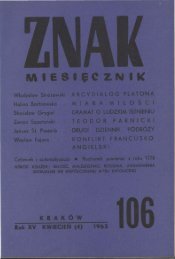Nr 106, kwiecień 1963 - Znak