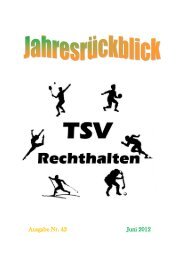 Rückblick 2011/12 - TSV Rechthalten