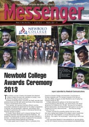 Newbold College Awards Ceremony 2013 - Seventh-day Adventist ...